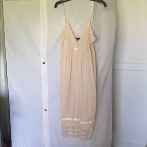 Cream silk Dress by Theory